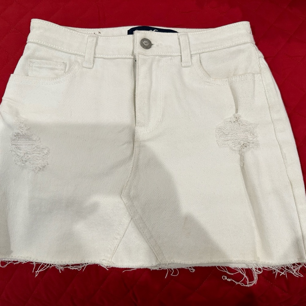 Hollister White Skirt